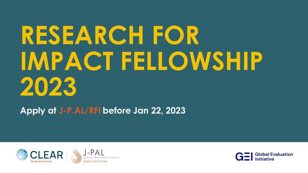 Research for Impact Fellowship 2023
