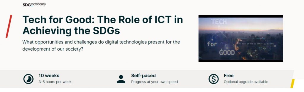Tech for Good: The Role of ICT in Achieving the SDGs