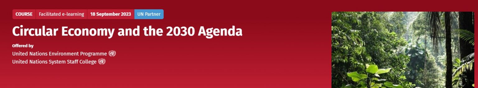 Circular Economy and the 2030 Agenda - Arthan Learning Resources